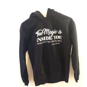 Dolly Parton Hoodie Small Black Pullover Sweatshirt The Magic Is Inside You